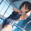 プールサイドの華 4枚目