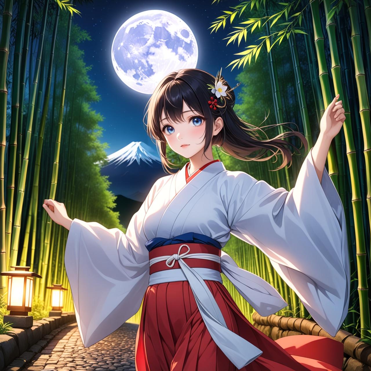 今日の女の子 9/17 巫女様のお勤め | の人気AIイラスト・グラビア