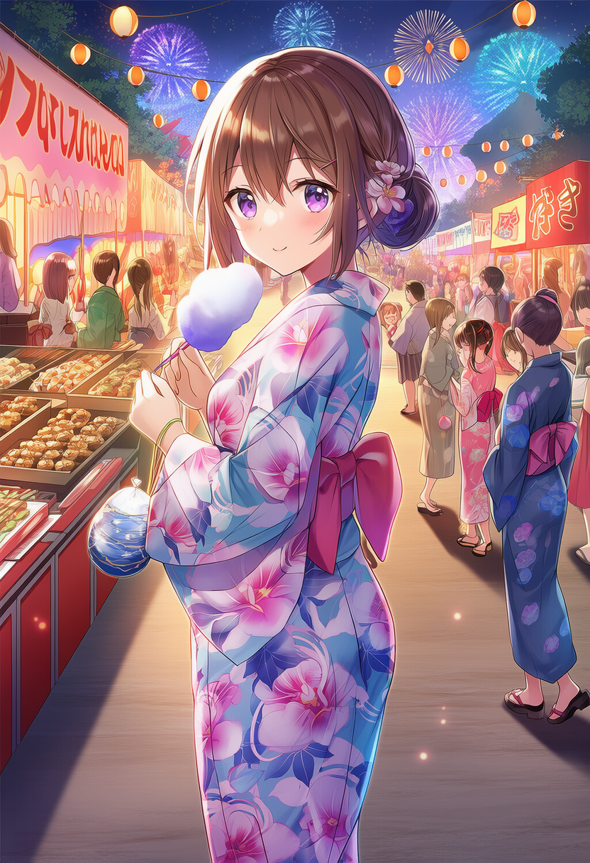 夏祭り | の人気AIイラスト・グラビア