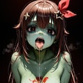 ゾンビ化したちょこ先とそらちゃん（そらちゃんこえぇ…） 2枚目