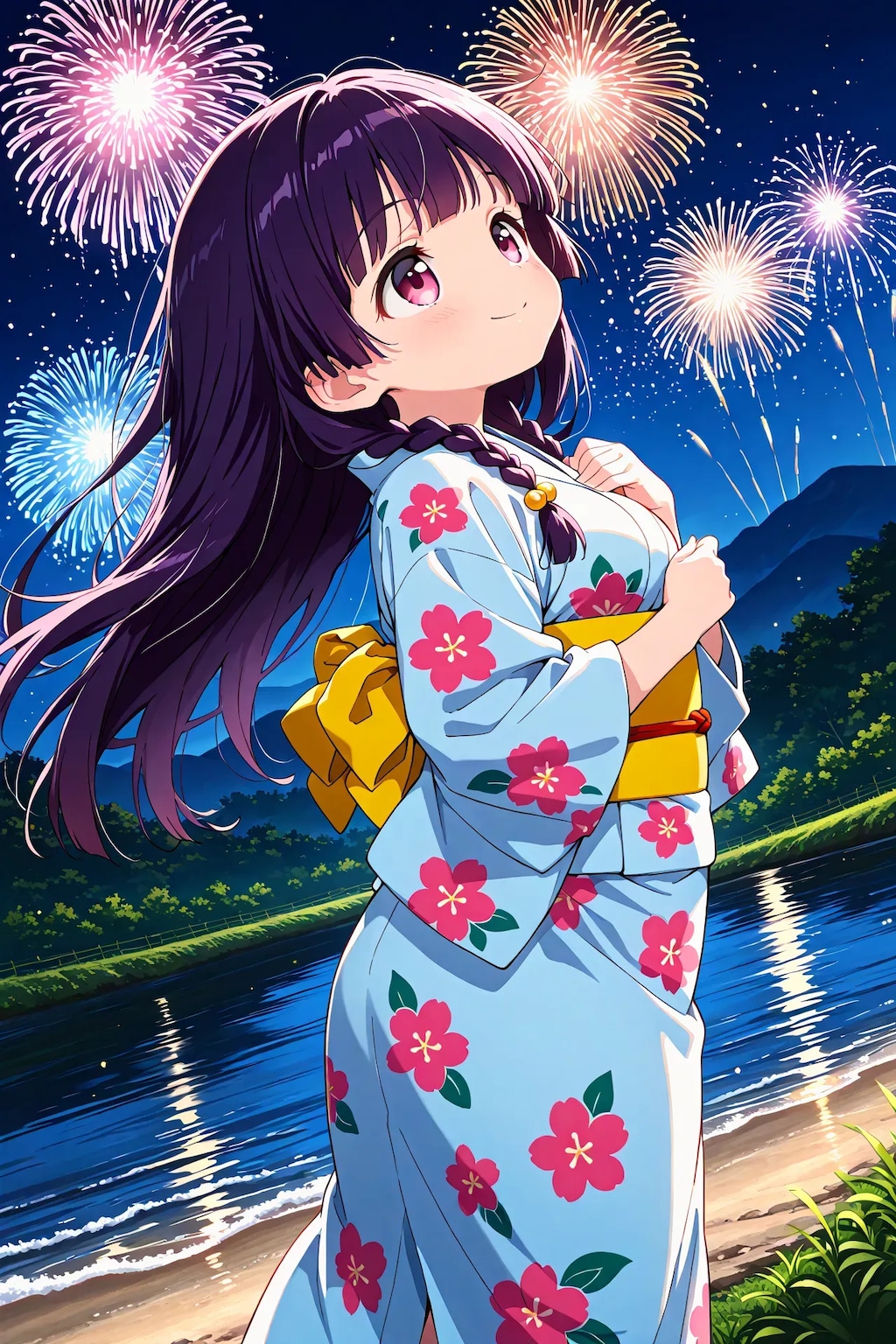 夏祭りのゆうこちゃん