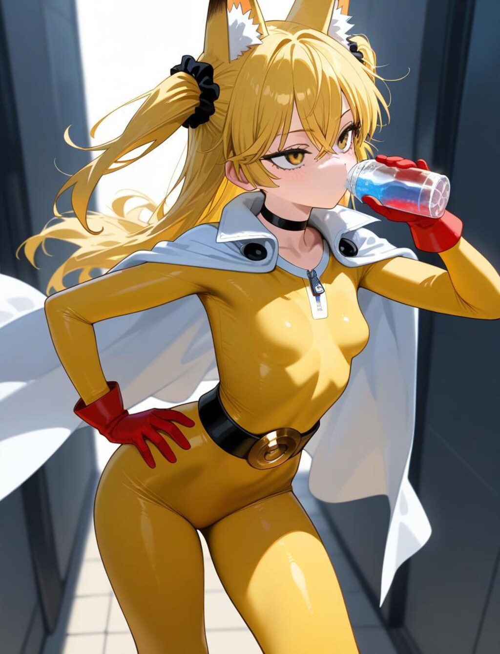 バトルの後は水分とってね。