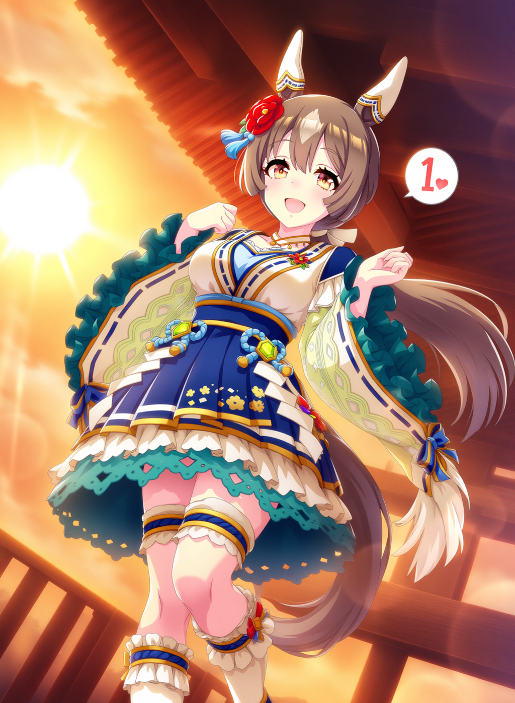 あけおめサトノダイヤモンド【ウマ娘】花形・弥栄之翠