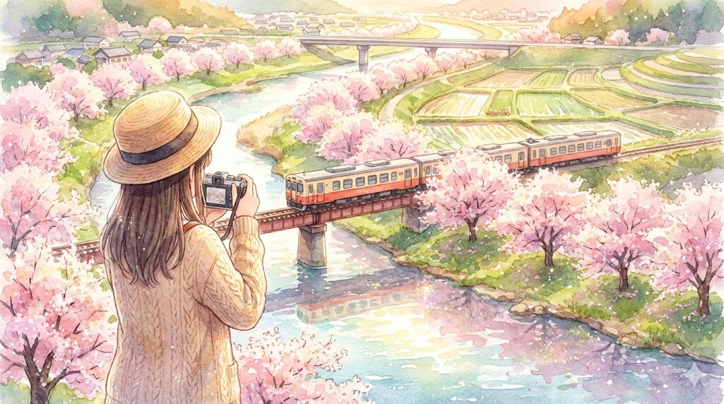 桜堤2 | の人気AIイラスト・グラビア