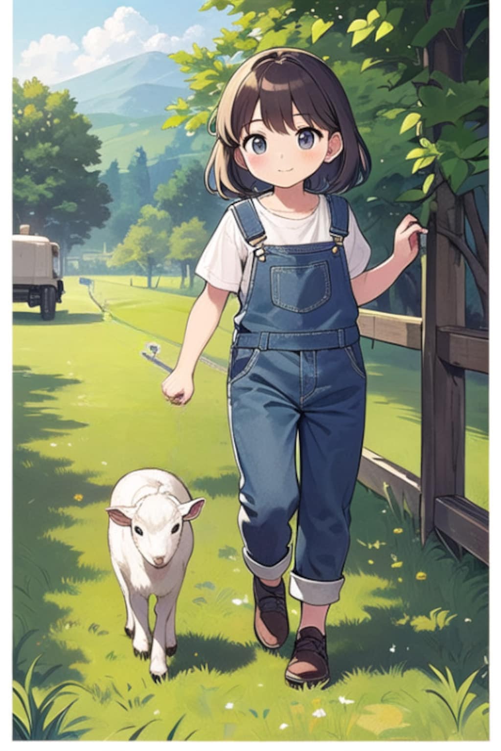 こひつじとお散歩