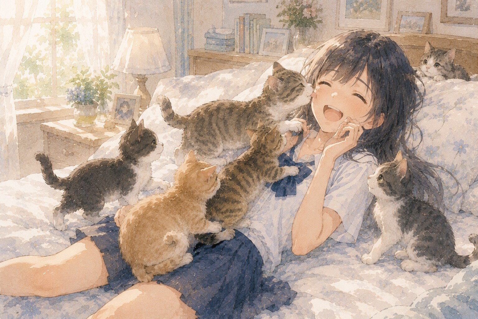 ねこと少女