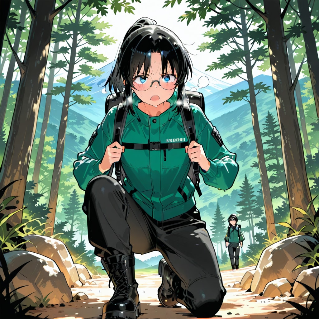 登山もできちゃう楓ちゃん