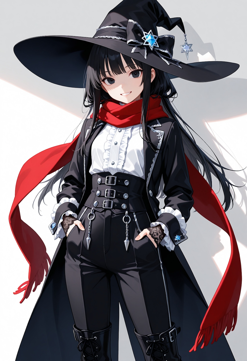 格好良い系ゴシック衣装な魔女さん