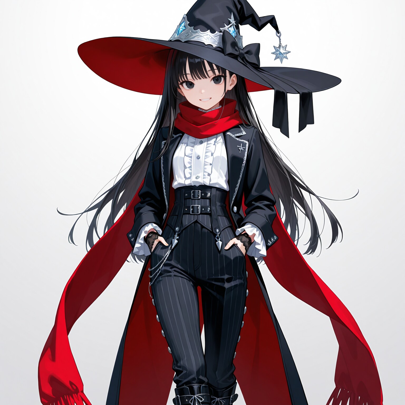 格好良い系ゴシック衣装な魔女さん