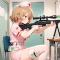 数撃って当てる少女 3枚目