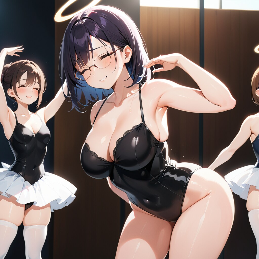 バレエを学ぶぽっちゃり天使さん