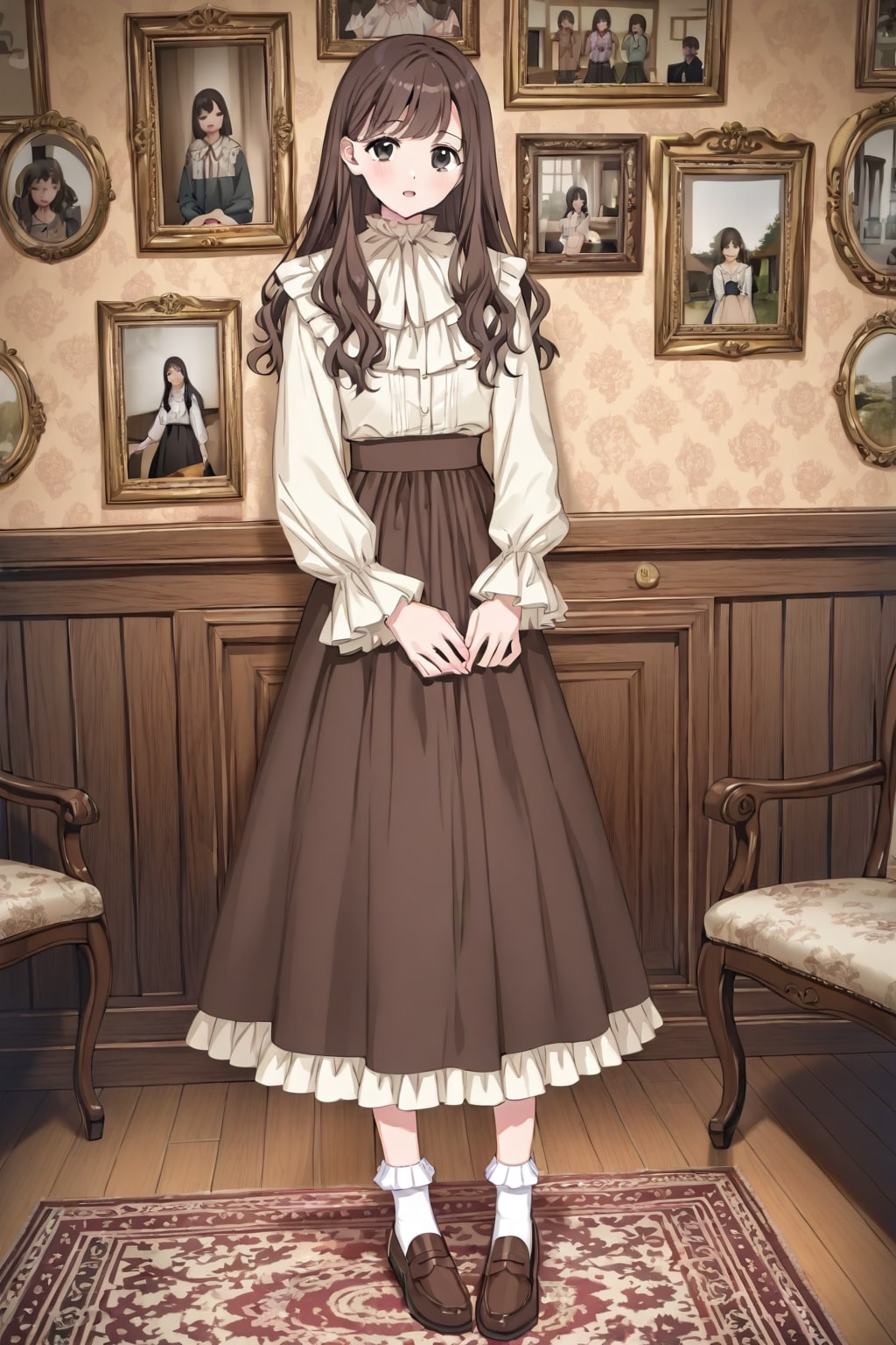 ロングスカートのお嬢様 | の人気AIイラスト・グラビア