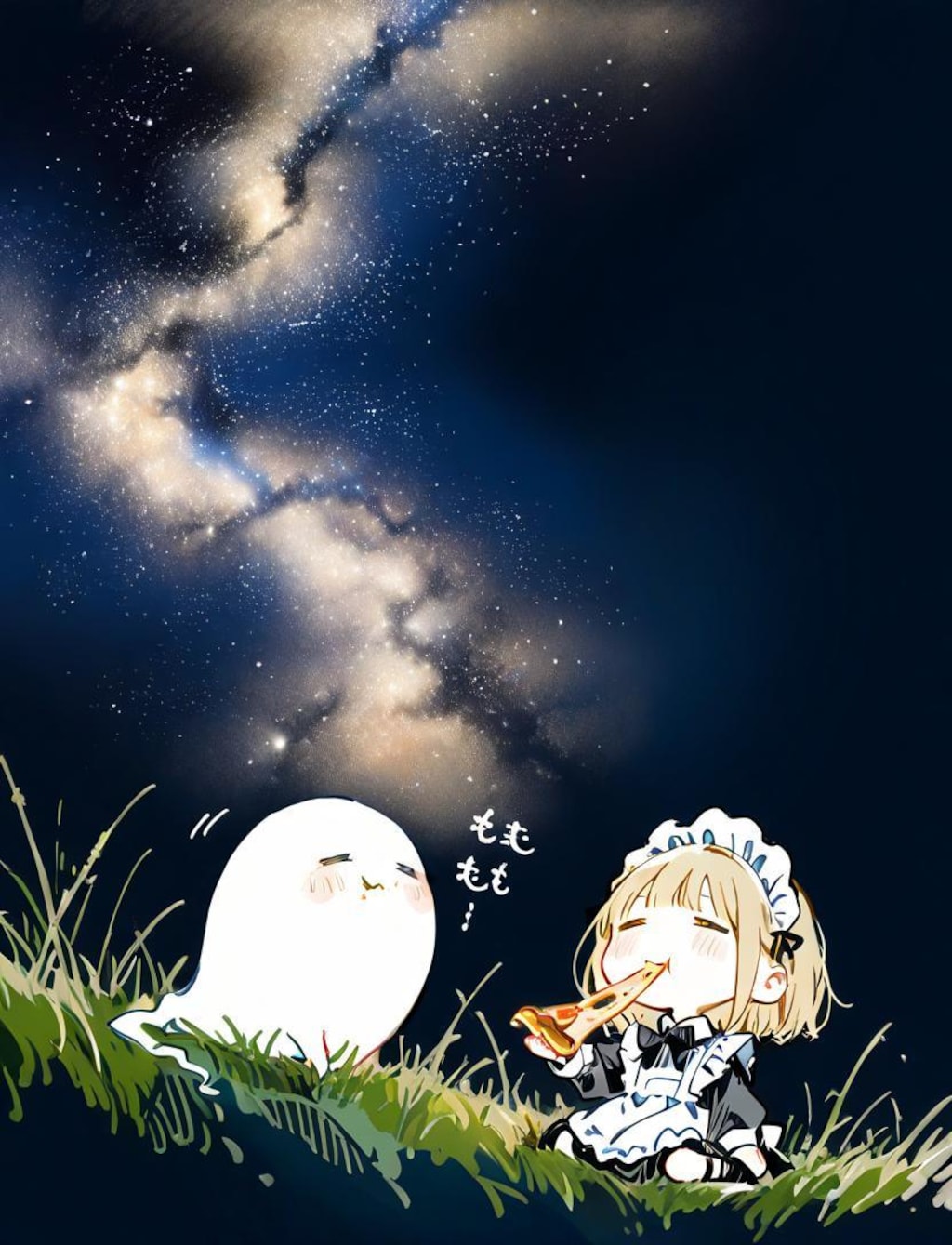 星降る夜とおピッツァと✨🍕
