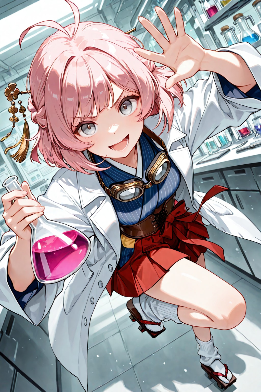 昔書いていた黒歴史ノートの設定で画像生成してみた。5キャラ目