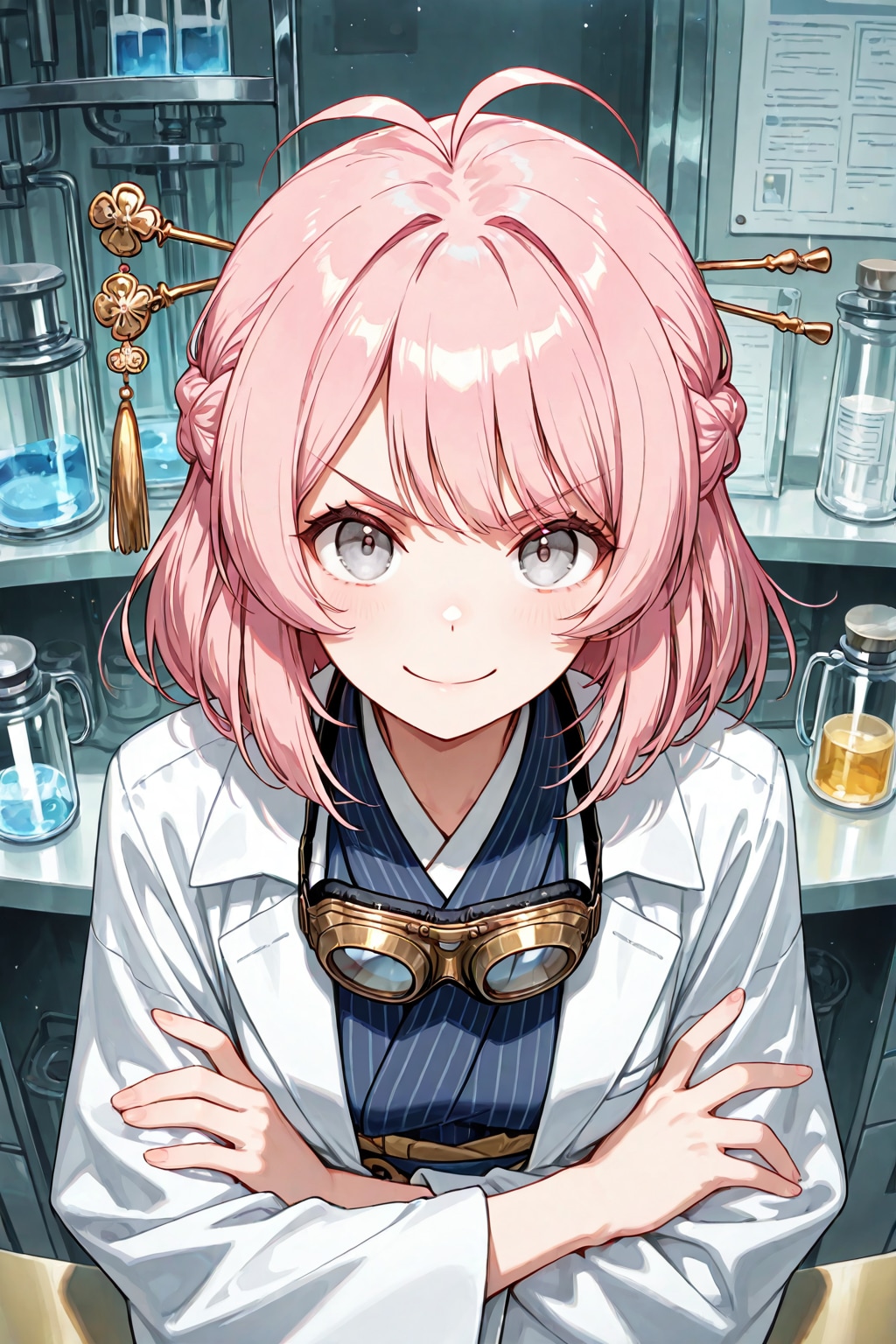 昔書いていた黒歴史ノートの設定で画像生成してみた。5キャラ目