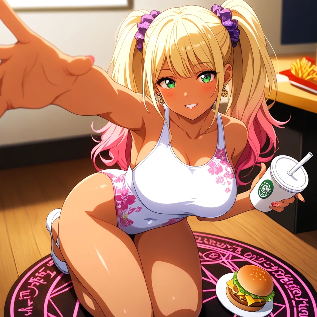 ギャル子in麗王太怒祭り②with眼鏡ちゃん。
