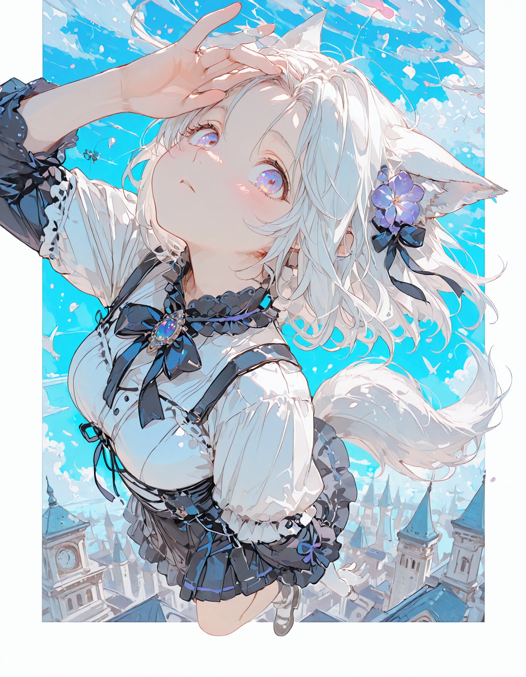 けもみみ娘 | の人気AIイラスト・グラビア
