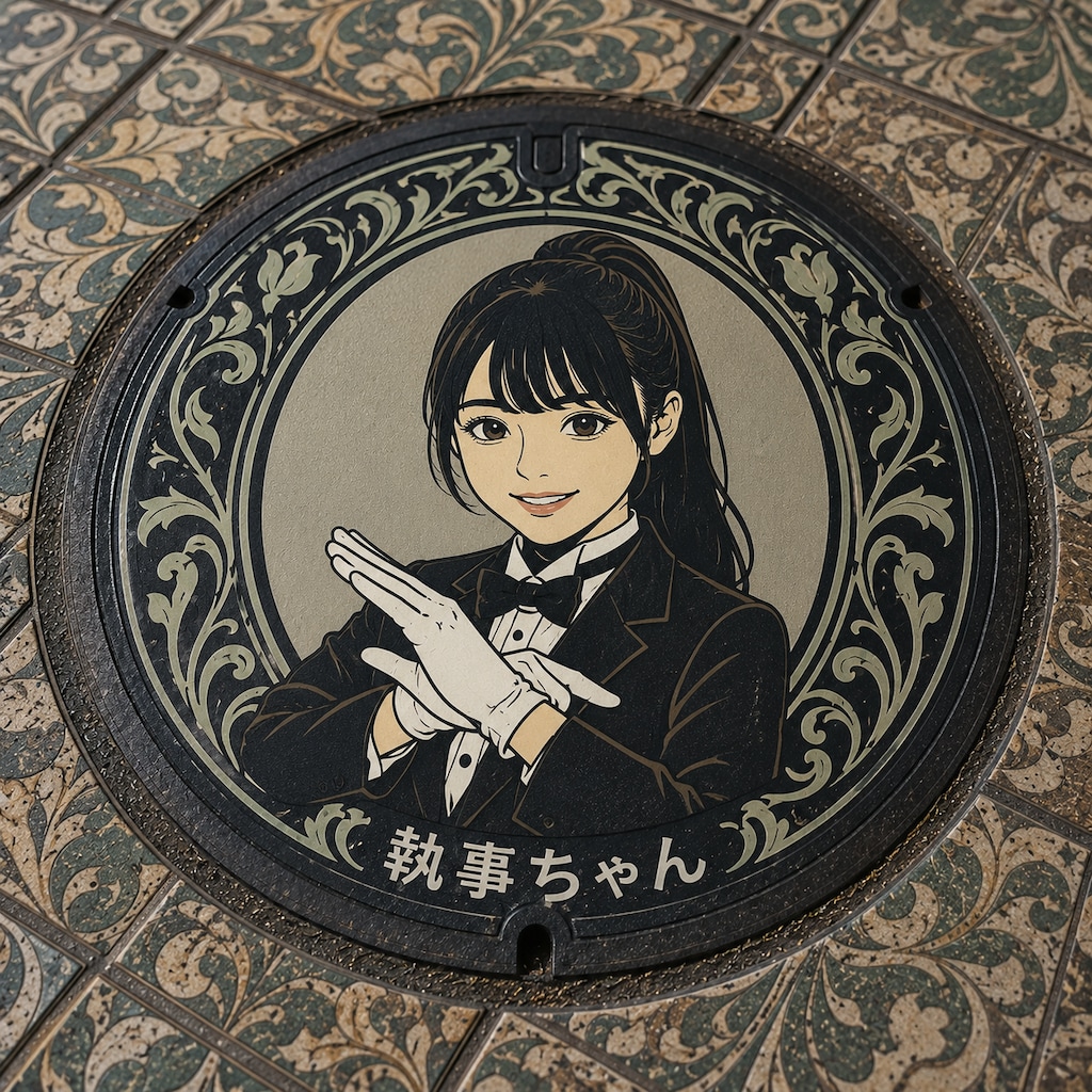 執事ちゃんのマンホールのふた