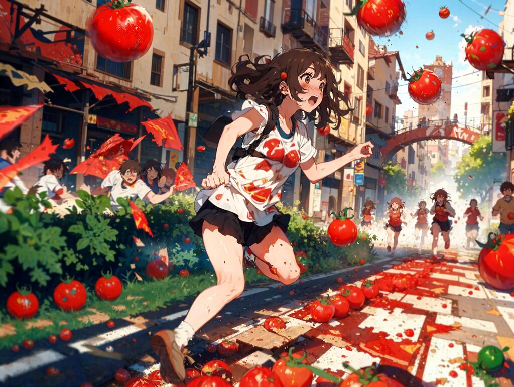 トマト祭り（ラ・トマティーナ）の日♪(8月30日)