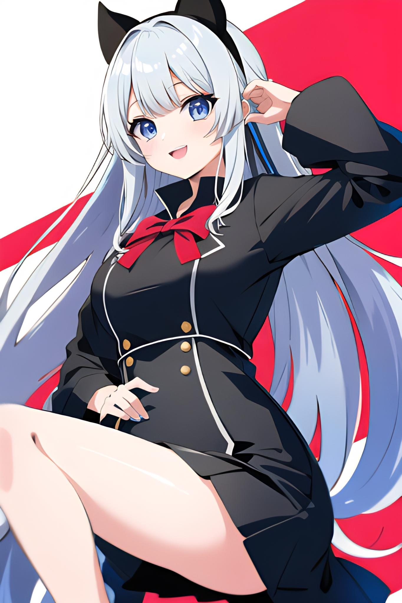 ネコミミカチューシャの女の子