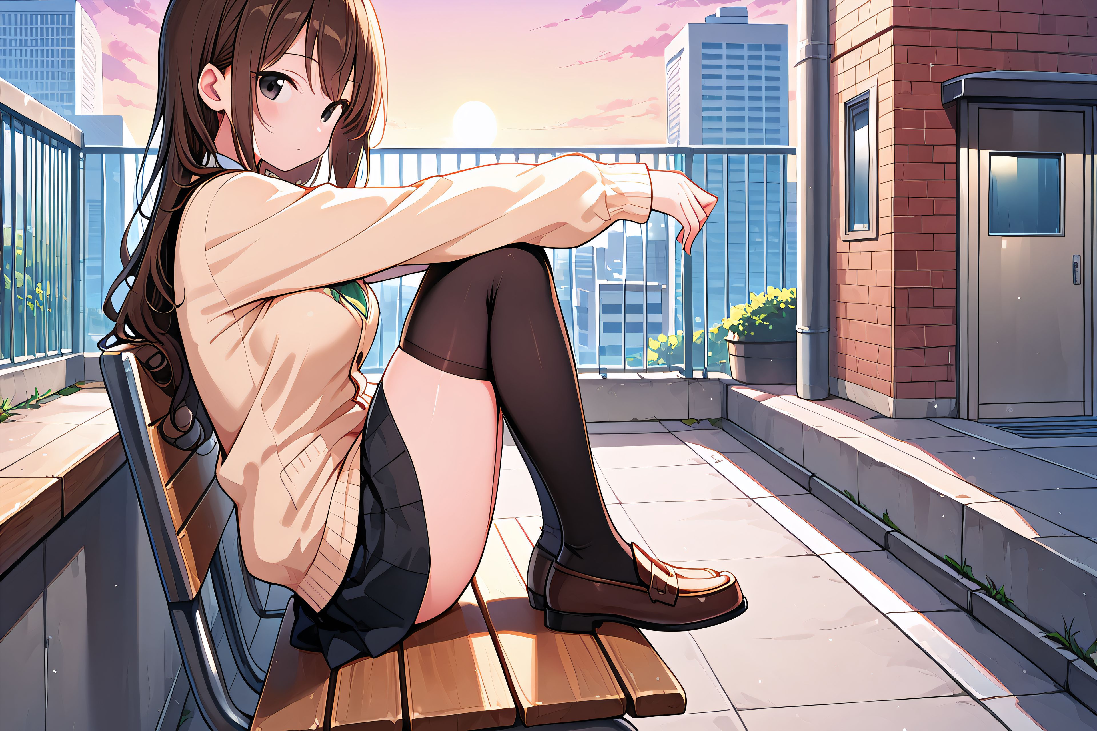 放課後、屋上の冴ちゃん