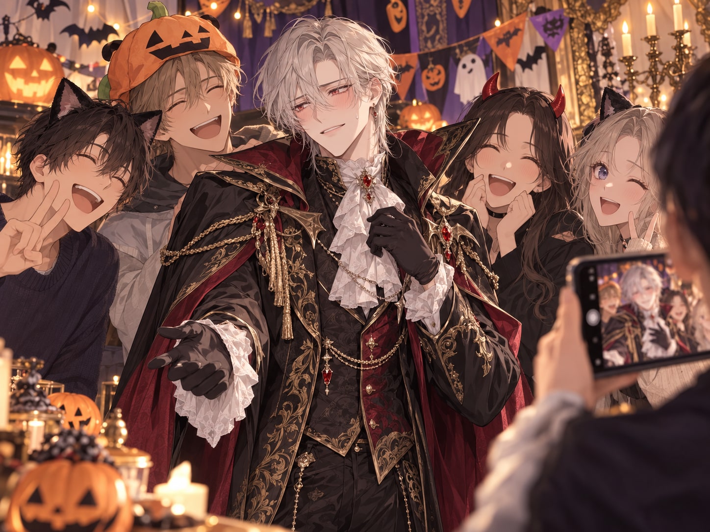 ハロウィンの秋、仮装に本気を出しすぎる | の人気AIイラスト・グラビア