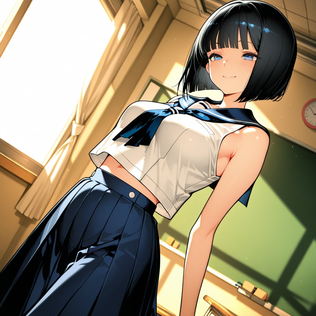 袖無しセーラー服