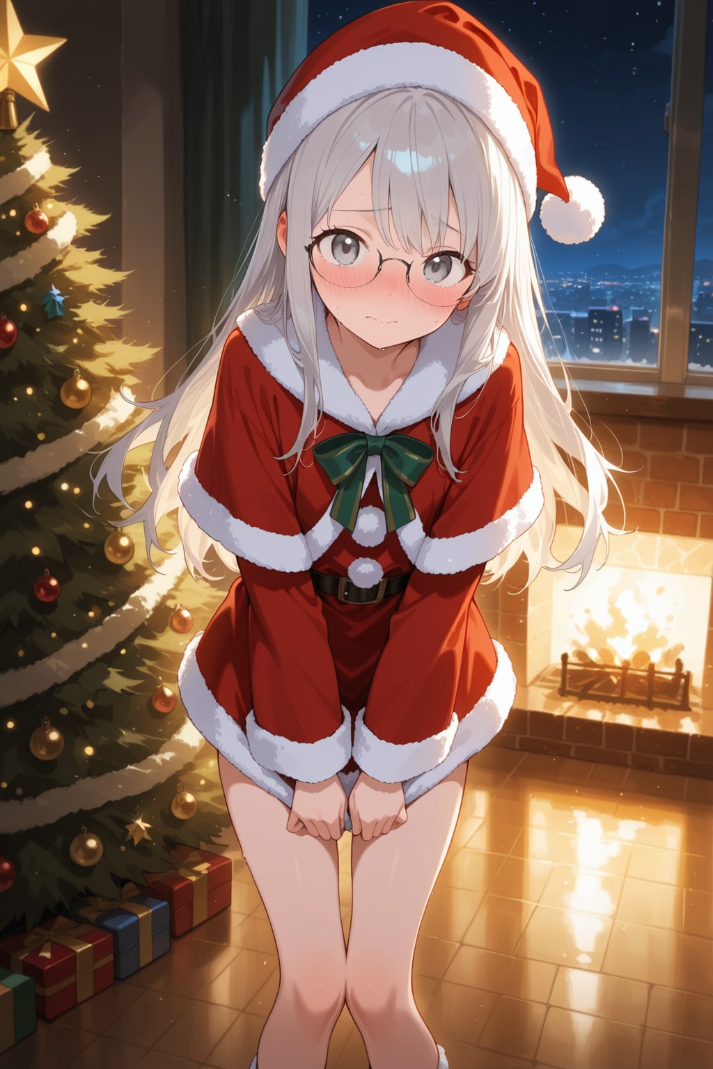 サンタ衣装栞ちゃん