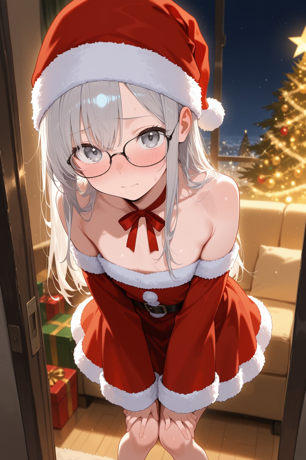 サンタ衣装栞ちゃん