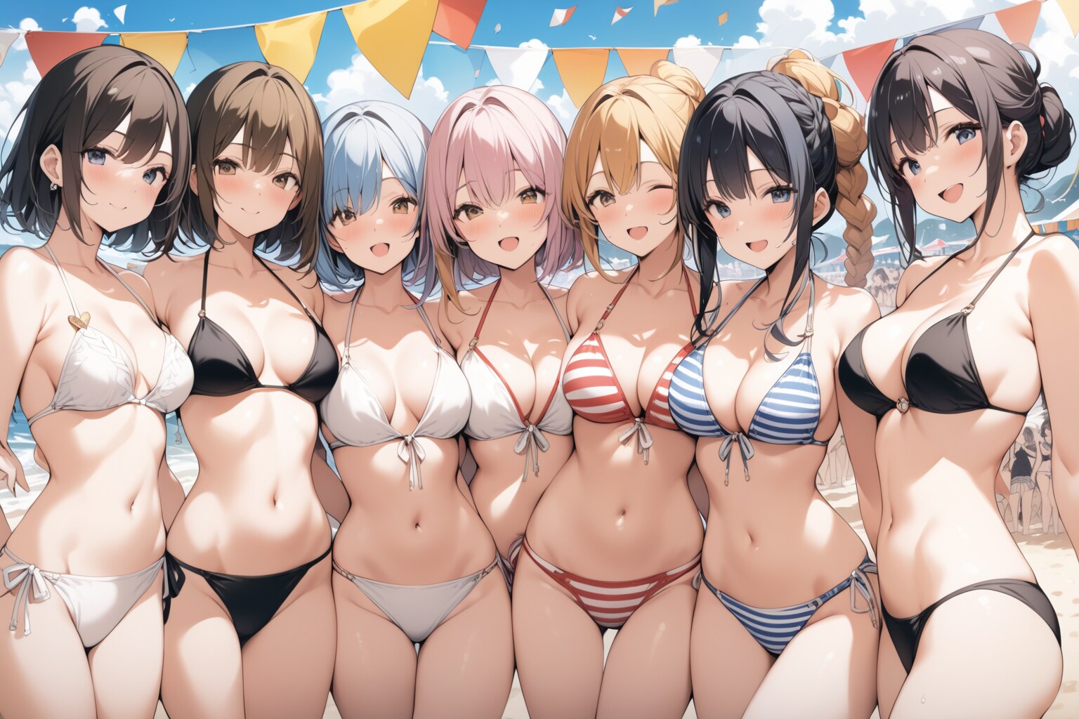 海辺のお祭り
