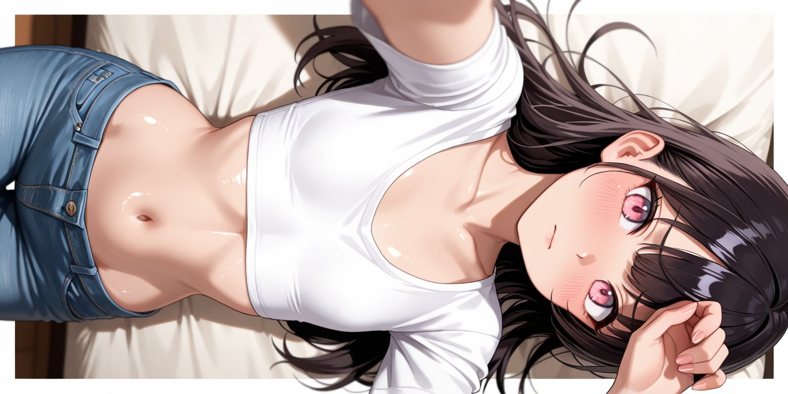 抱き枕風板野ちゃん | の人気AIイラスト・グラビア