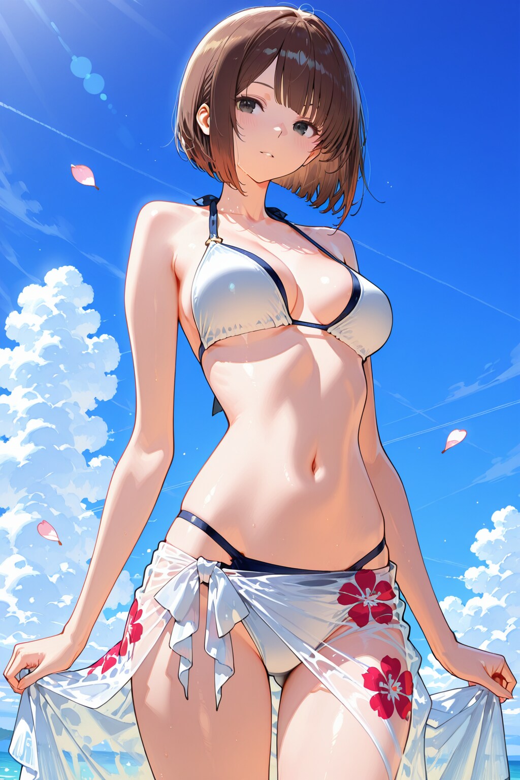 白ビキニ