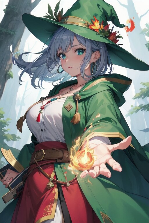 女魔法使い（ちちぷい版