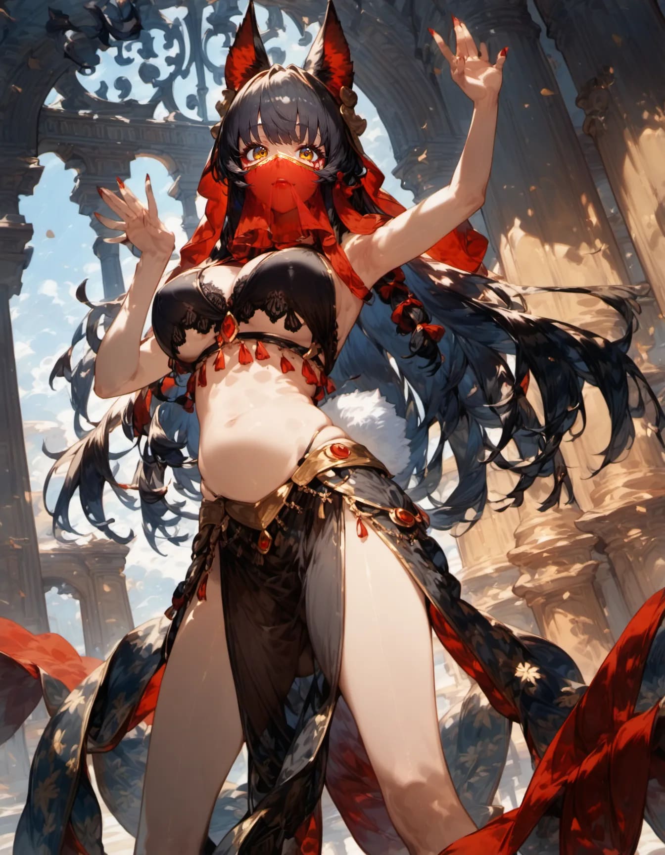 Foxfire Queen Ascending | の人気AIイラスト・グラビア