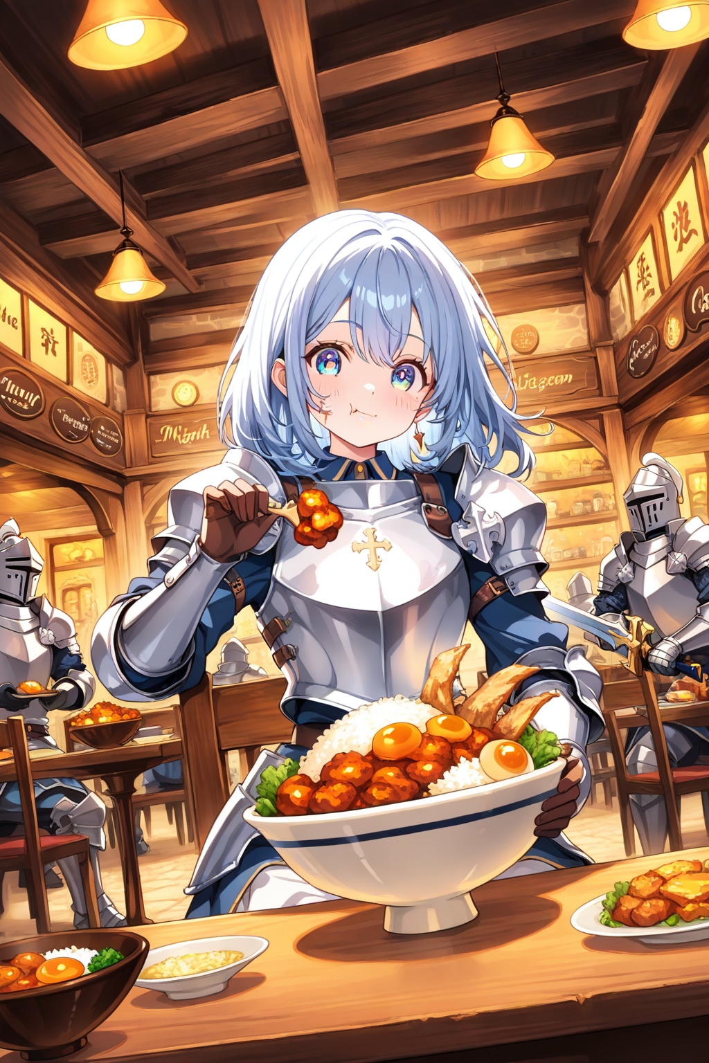 戦いの後のメシは美味い
