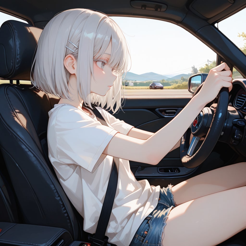 Driving 汎用ちゃん | の人気AIイラスト・グラビア