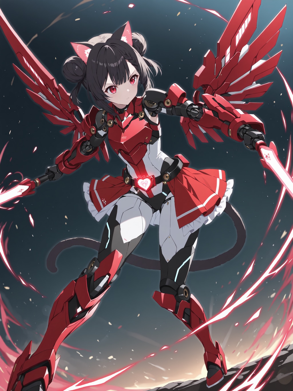 メカ式ケモミミパワードスーツ（飛行ユニット付き）