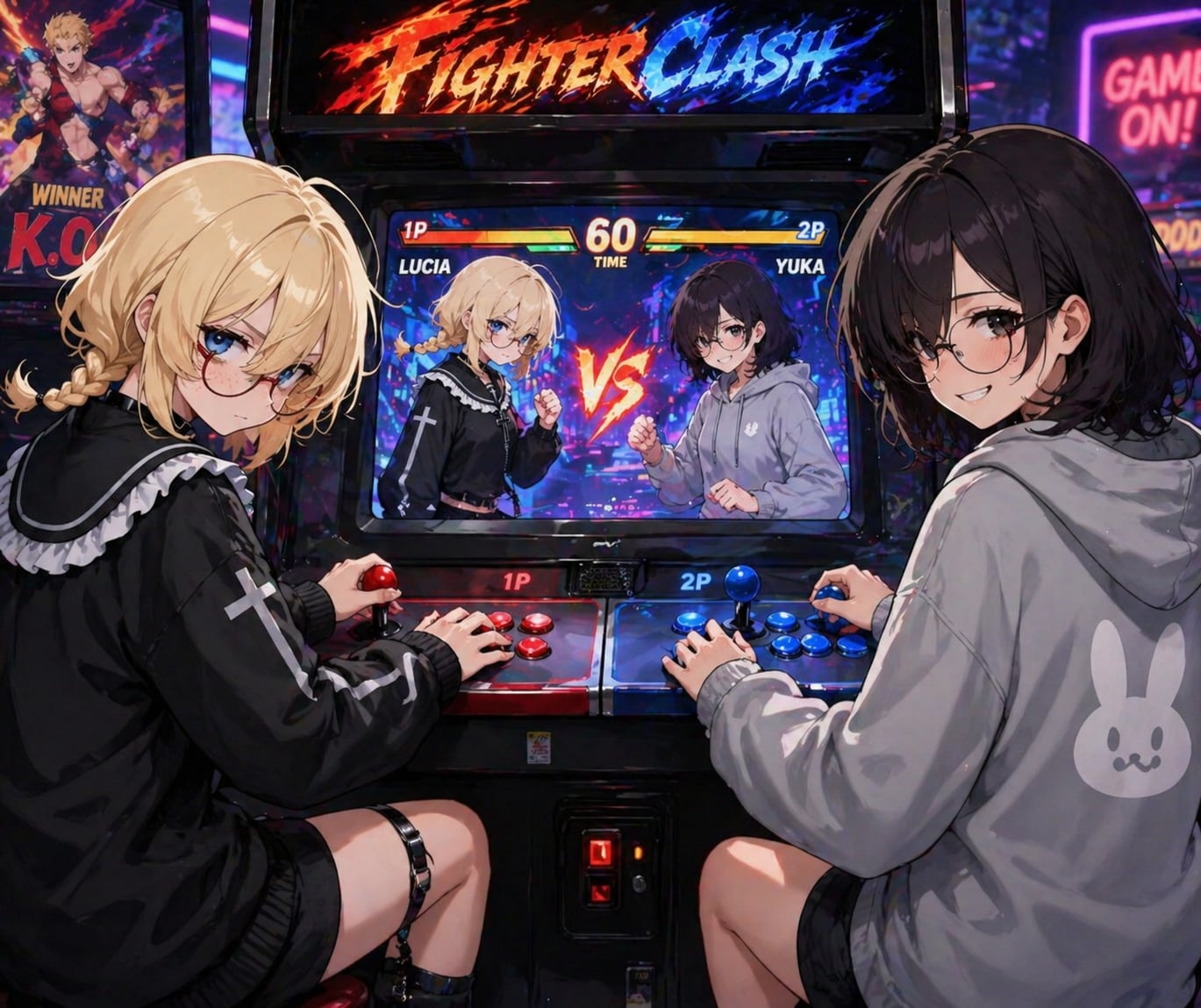 ウチの娘との勝負の行く方は？ | の人気AIイラスト・グラビア