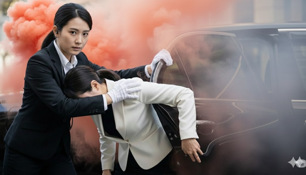 【警護訓練】緊急離脱：要人を守れ