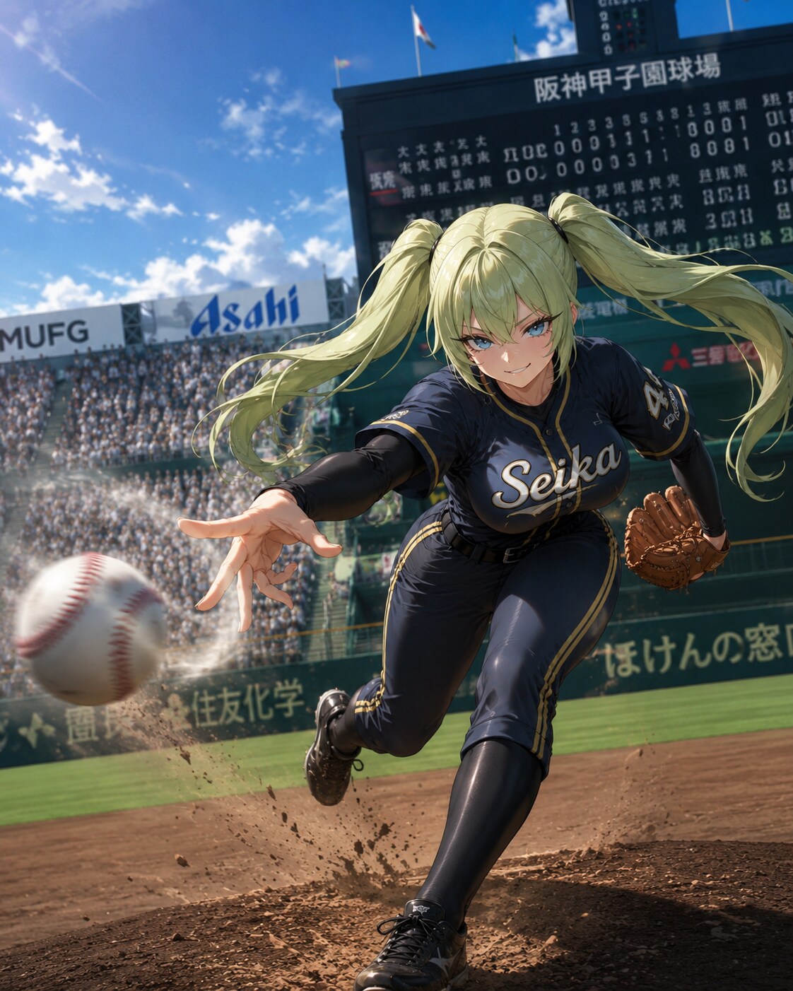 白熱の投手戦✨ | の人気AIイラスト・グラビア