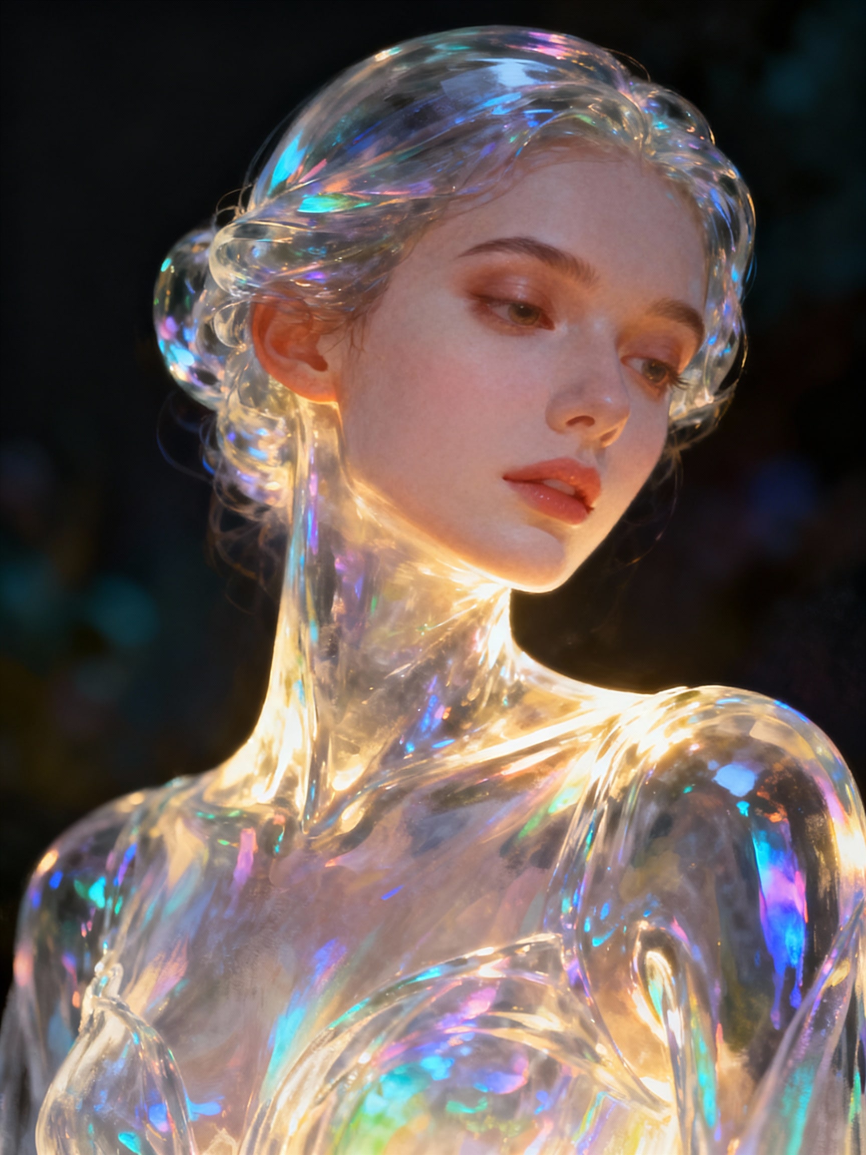 クリスタルガール | の人気AIイラスト・グラビア