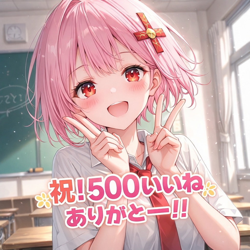 祝！500いいねありがとー！！ | の人気AIイラスト・グラビア