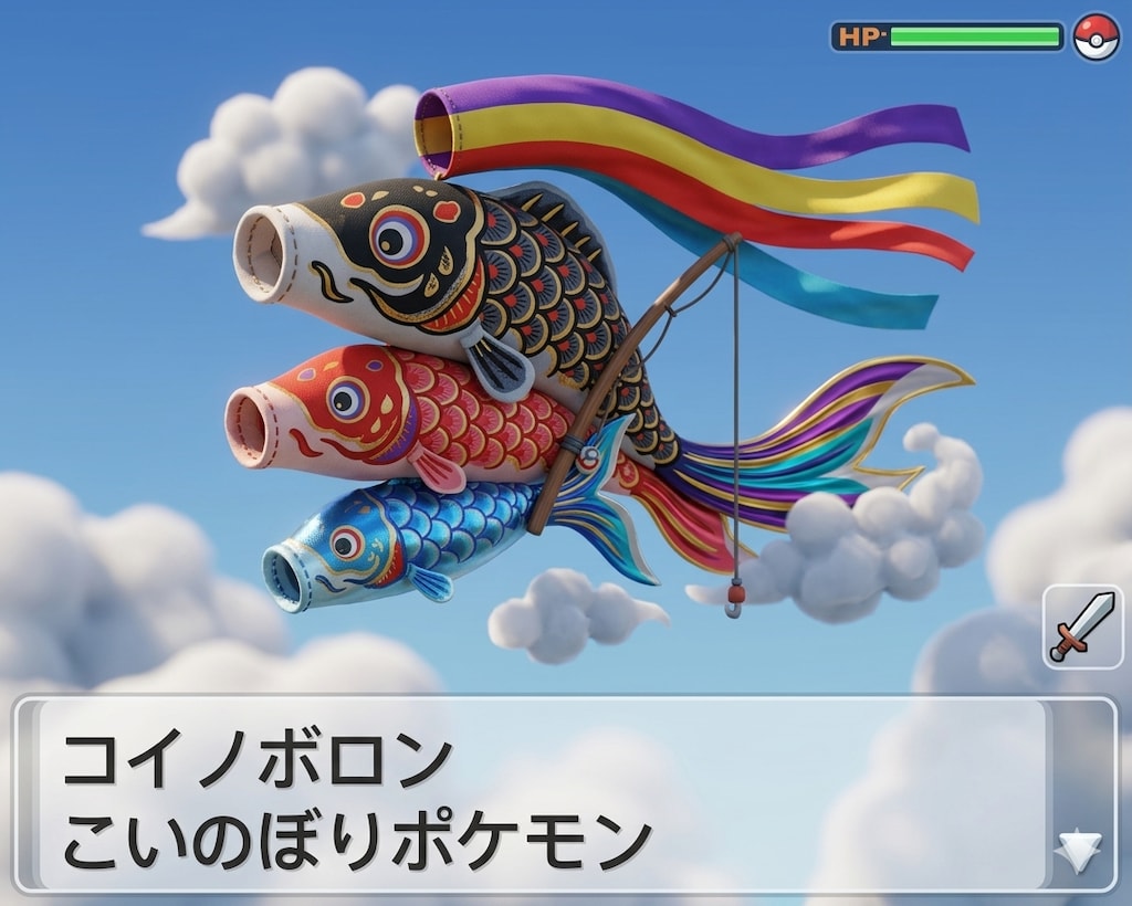 架空ポケモン：こいのぼりポケモン