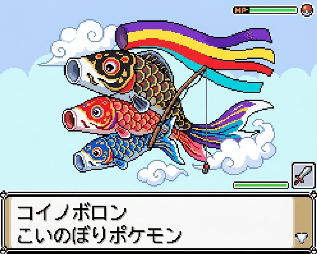 架空ポケモン：こいのぼりポケモン