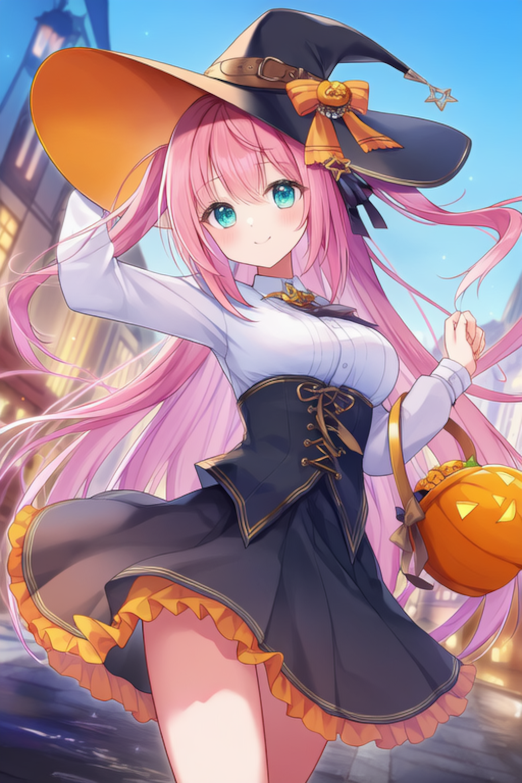 意外と初？オリ娘達のハロウィン🎃