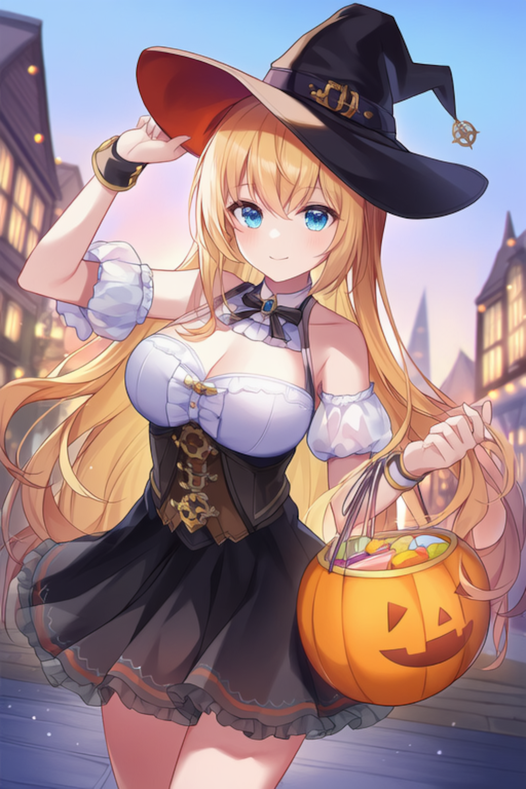 意外と初？オリ娘達のハロウィン🎃