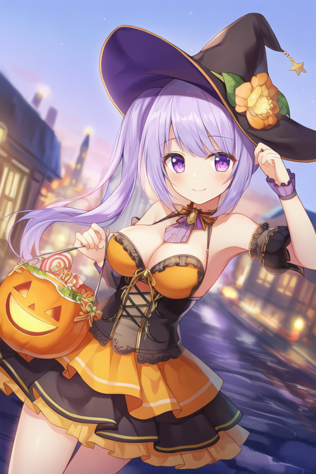 意外と初？オリ娘達のハロウィン🎃
