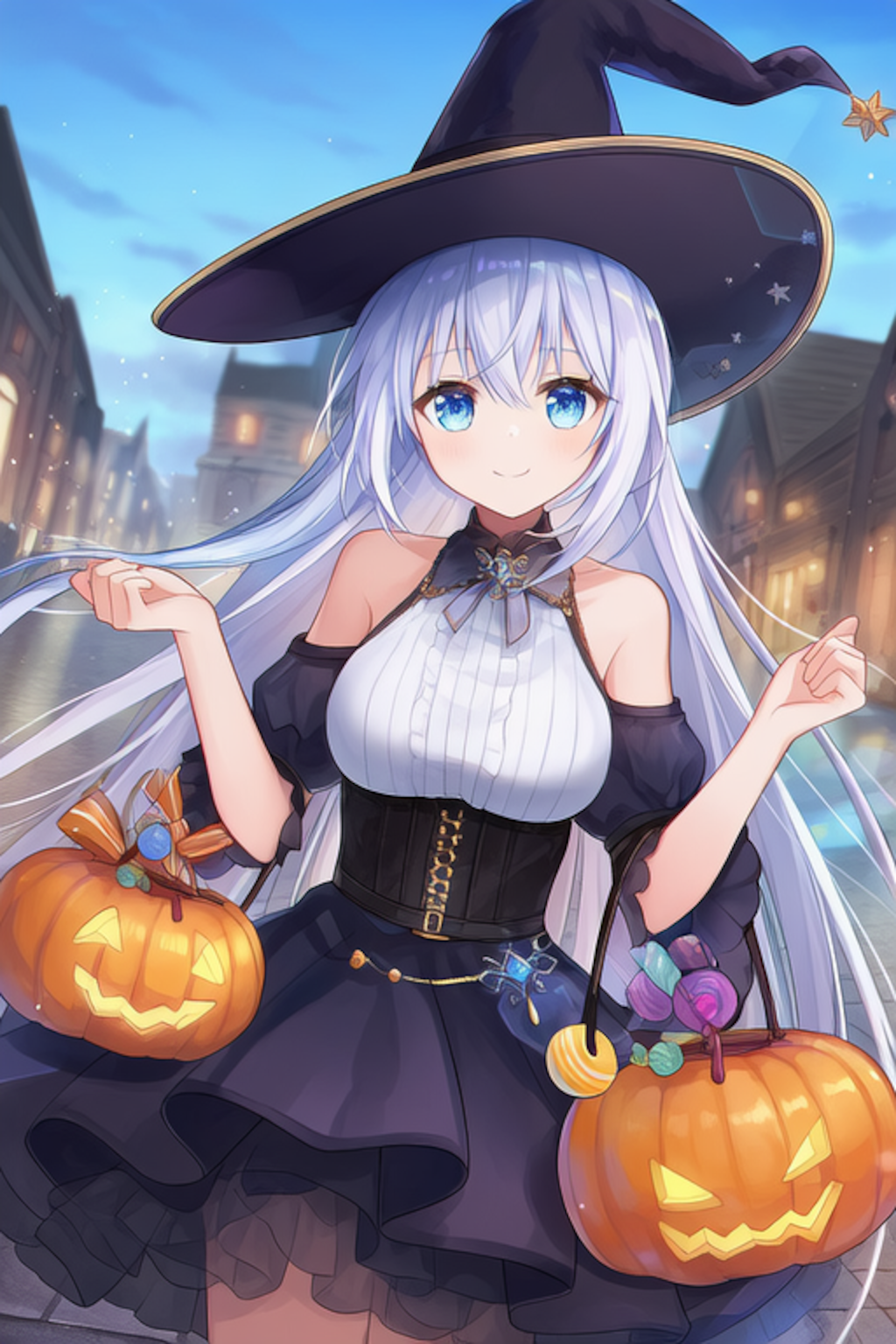 意外と初？オリ娘達のハロウィン🎃