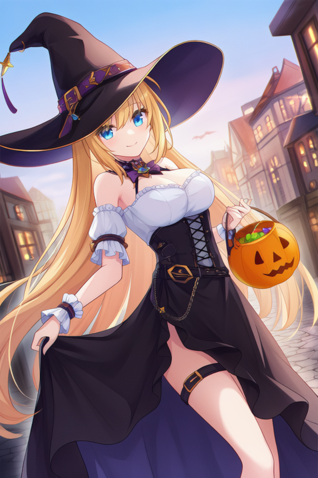 意外と初？オリ娘達のハロウィン🎃