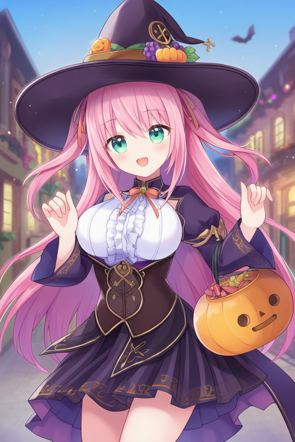 意外と初？オリ娘達のハロウィン🎃